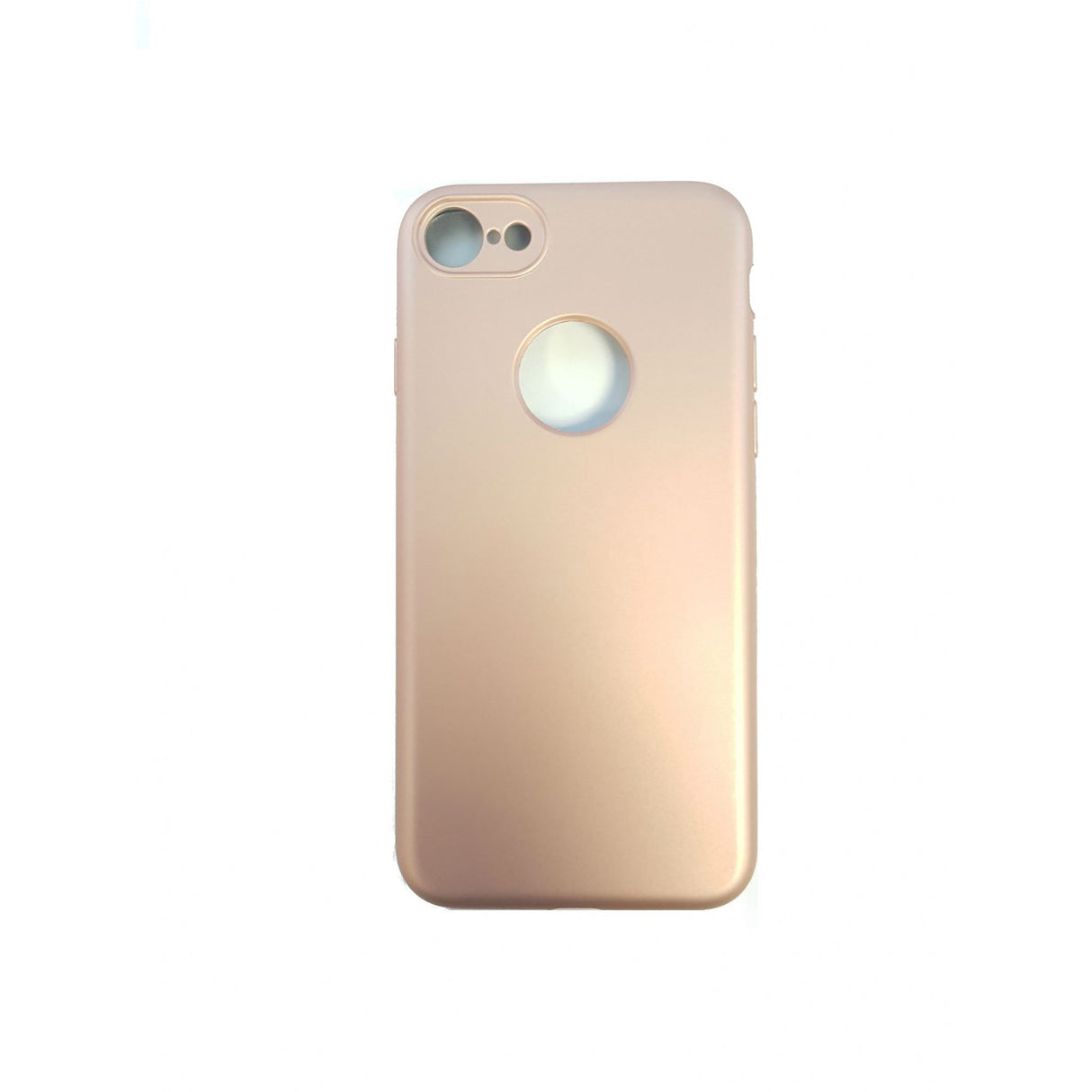 Husa Apple iPhone 7 Full Silicone 360 Auriu + Folie de protectie - vivimall.ro