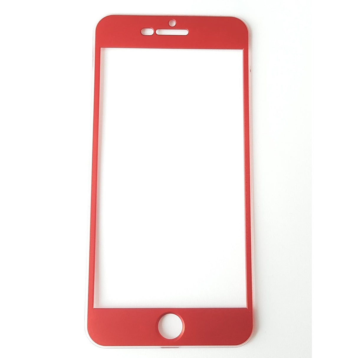 Husa Apple iPhone 7 Full Silicone 360 Rosu + Folie de protectie - vivimall.ro