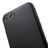 Husa Apple iPhone 7 IPAKY Carbon Fiber Negru - vivimall.ro