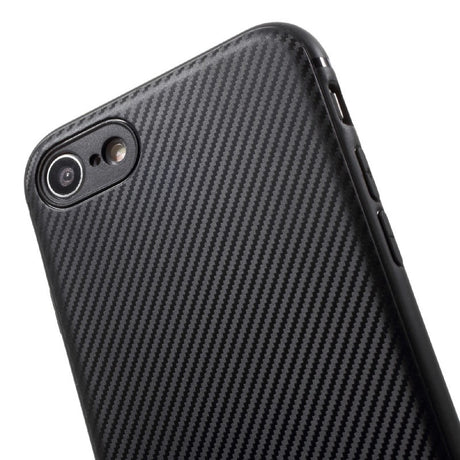 Husa Apple iPhone 7 IPAKY Carbon Fiber Negru - vivimall.ro
