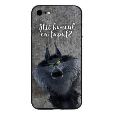 Husa Apple iPhone 7 Multicolor Mesaj Lup - vivimall.ro