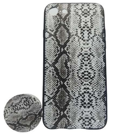 Husa Apple iPhone 7 Plus/8 Plus Multicolor Model Sarpe + Popsocket inclus - vivimall.ro