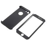 Husa Apple iPhone 8 Full Cover 360 Negru + Folie Cadou - vivimall.ro