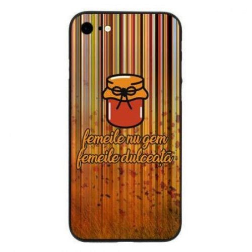 Husa Apple iPhone 8 Multicolor Mesaj Gem - vivimall.ro