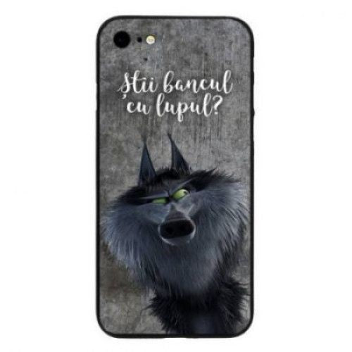 Husa Apple iPhone 8 Multicolor Mesaj Lup - vivimall.ro