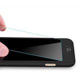 Husa Apple iPhone 8 Plus Full Cover 360 Negru + Folie de protectie - vivimall.ro