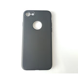 Husa Apple iPhone 8 Plus Full Silicone 360 Negru + Folie de protectie - vivimall.ro