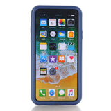 Husa Apple iPhone X Full Silicone Albastru - vivimall.ro