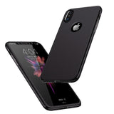 Husa Apple iPhone X Joyroom fata + spate Negru - vivimall.ro