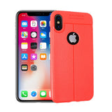 Husa Apple iPhone X Zore TPU moale Rosu - vivimall.ro
