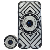 Husa Apple iPhone XR Multicolor Model Camera Foto + Popsocket inclus - vivimall.ro