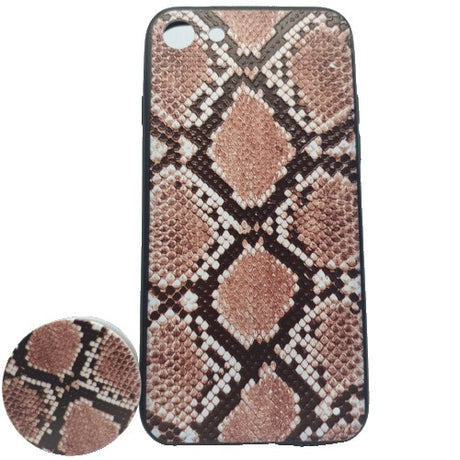 Husa Apple iPhone XS Max Multicolor Model Sarpe 2 Popsocket inclus - vivimall.ro