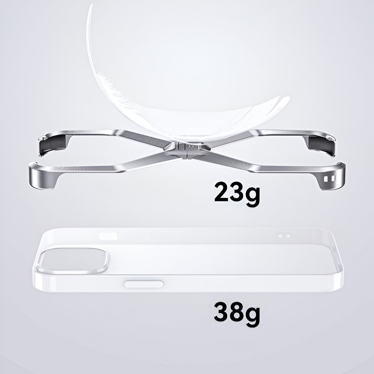 Husa Armor X Compatibila cu iPhone 15, Vivimall, Aliaj de Aluminiu, Antisoc, Antizgarieturi, Impermeabila, Margini cu 2 Straturi, Aderent, Montare Usoara, Surubelnita Inclusa, Gri Metalizat - vivimall.ro