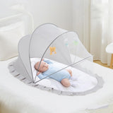 Husa Anti-Tantari, Vivimall, Pliabila, Protectie 360 Grade, 0-1 An, 60 x 55 x 5 cm, Gri - vivimall.ro