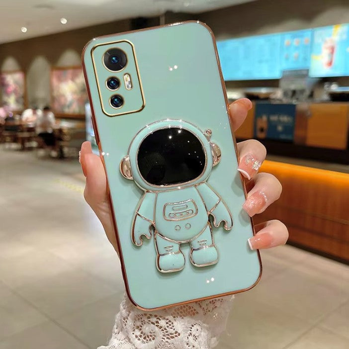 Husa de Protectie 2 in 1, Vivimall, Husa de Protectie pentru Honor 90, Model Astronaut, Husa cu Suport, din TPU, Verde - vivimall.ro