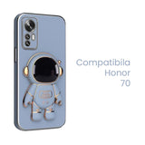 Husa de Protectie 2 in 1, Vivimall, Husa de Protectie pentru Honor 70, Model Astronaut, Husa cu Suport, din TPU, Albastru - vivimall.ro