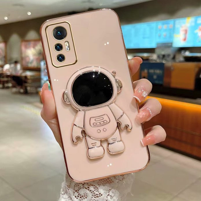 Husa de Protectie 2 in 1, Vivimall, Husa de Protectie pentru Honor 70, Model Astronaut, Husa cu Suport, din TPU, Roz - vivimall.ro