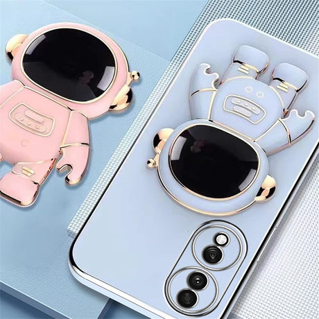 Husa Telefon 2in1, Vivimall, Compatibila Huawei Mate 60 Pro, Carcasa TPU cu Suport Inclus Tip Astronaut, Protectie Camere, Verde - vivimall.ro