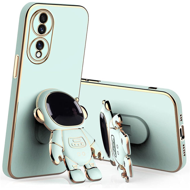Husa Telefon 2in1, Vivimall, Compatibila Huawei Mate 60 Pro, Carcasa TPU cu Suport Inclus Tip Astronaut, Protectie Camere, Verde - vivimall.ro