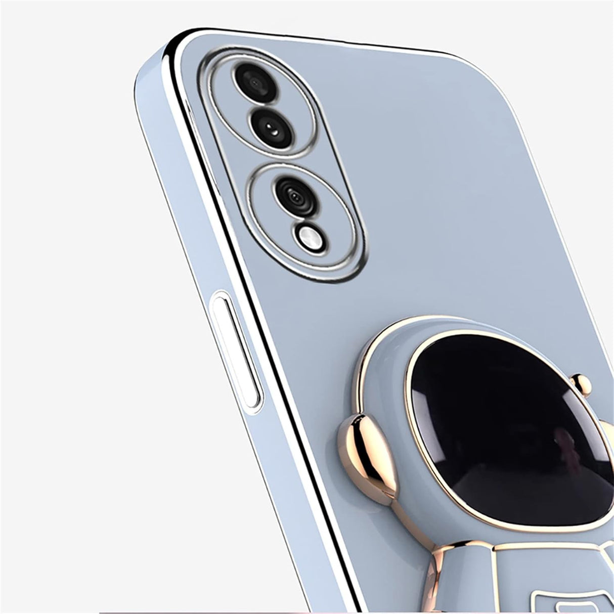 Husa Telefon 2in1, Vivimall, Compatibila Huawei P50 Pro, Carcasa TPU cu Suport Inclus Tip Astronaut, Protectie Camere, Albastru - vivimall.ro