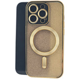Husa de Protectie 2 in 1, Vivimall, pentru Apple iPhone 14 Pro, Compatibila MagSafe, Magnetica, cu Protectie Lentila, din TPU, Auriu - vivimall.ro