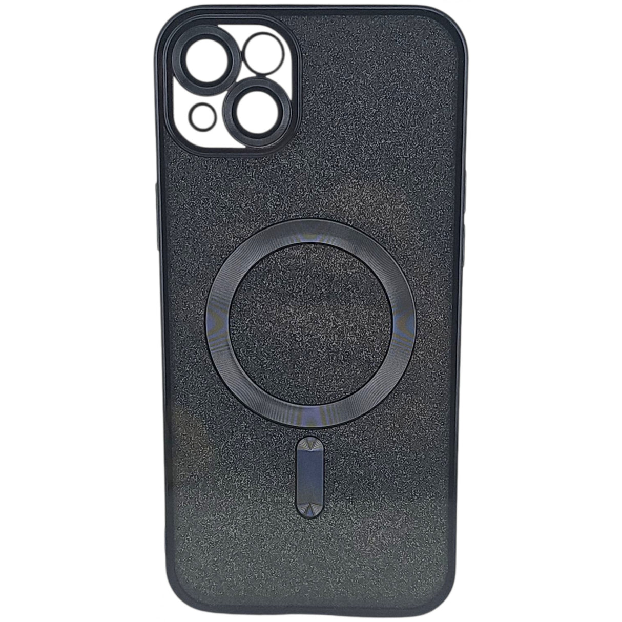 Husa de Protectie 2 in 1, Vivimall, pentru Apple iPhone 15, Compatibila MagSafe, Magnetica, cu Protectie Lentila, din TPU, Negru - vivimall.ro
