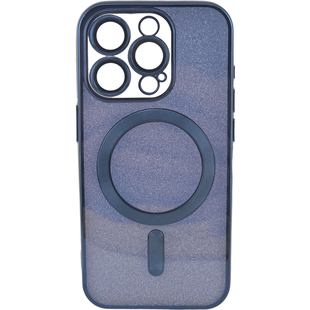 Husa de Protectie 2 in 1, Vivimall, pentru Apple iPhone 15 Pro, Compatibila MagSafe, Magnetica, cu Protectie Lentila, din TPU, Albastru Marin - vivimall.ro