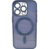 Husa de Protectie 2 in 1, Vivimall, pentru Apple iPhone 15 Pro, Compatibila MagSafe, Magnetica, cu Protectie Lentila, din TPU, Albastru Marin - vivimall.ro