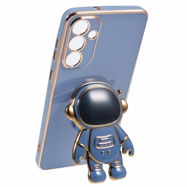 Husa Telefon 2in1, Vivimall, Compatibila Samsung Galaxy S24 Ultra, Carcasa TPU cu Suport Inclus Tip Astronaut, Protectie Camere, Albastru - vivimall.ro