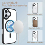 Husa de Protectie Compatibil cu iPhone 16 Plus, Vivimall, Incarcare Wireless, Tehnologie Magsafe, Carcasa din TPU/ PC, Protectie Camera, Antisoc, Antizgariere, Gri - Transparent - vivimall.ro