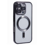 Husa de Protectie Compatibil cu iPhone 16 Plus, Vivimall, Incarcare Wireless, Tehnologie Magsafe, Carcasa din TPU/ PC, Protectie Camera, Antisoc, Antizgariere, Gri - Transparent - vivimall.ro