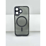 Husa de Protectie Compatibil cu iPhone 16 Plus, Vivimall, Incarcare Wireless, Tehnologie Magsafe, Carcasa din TPU/ PC, Protectie Camera, Antisoc, Antizgariere, Gri - Transparent - vivimall.ro