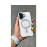 Husa de Protectie Compatibil cu iPhone 16 Pro, Vivimall, Incarcare Wireless, Tehnologie Magsafe, Carcasa din TPU/ PC, Protectie Camera, Antisoc, Antizgariere, Mov (lila) - Transparent - vivimall.ro