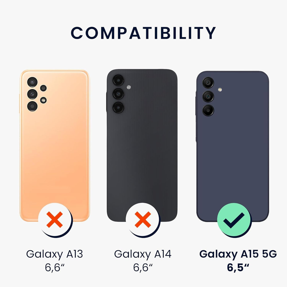 Husa de Protectie Matte TPU, Vivimall, pentru Samsung Galaxy A15, Protectie Camera, Antisoc, Antizgariere, Antialunecare, Acoperire Completa, Negru - vivimall.ro