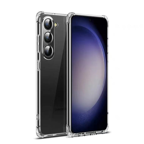 Husa de Protectie, Vivimall, Compatibila cu Samsung Galaxy A55 5G, TPU Antisoc, Protectie Colturi, 1.5 mm Transparent - vivimall.ro