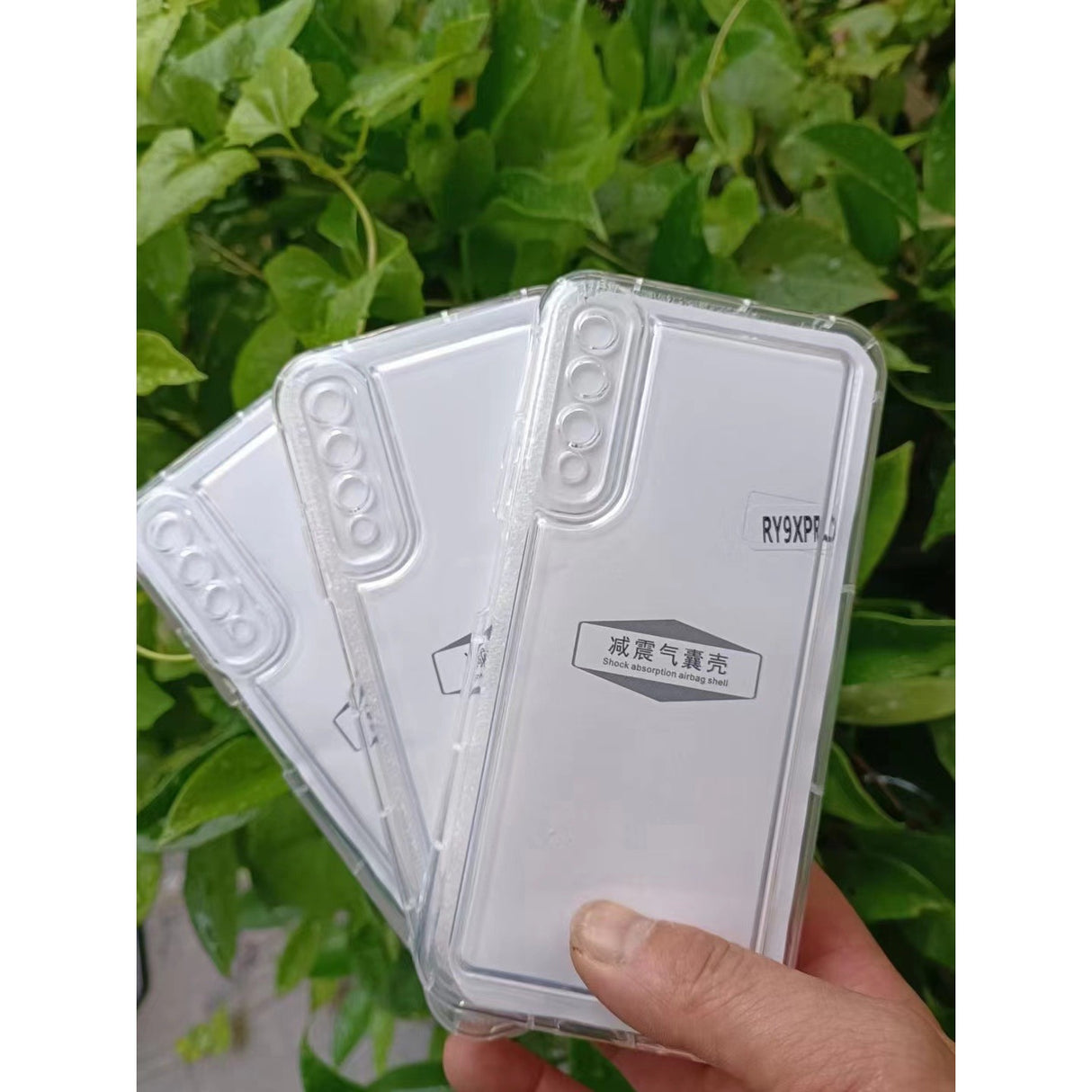 Husa de protectie Flippy, Airbag Shock Absorption, TPU, pentru Apple iPhone 12 , Transparent - vivimall.ro