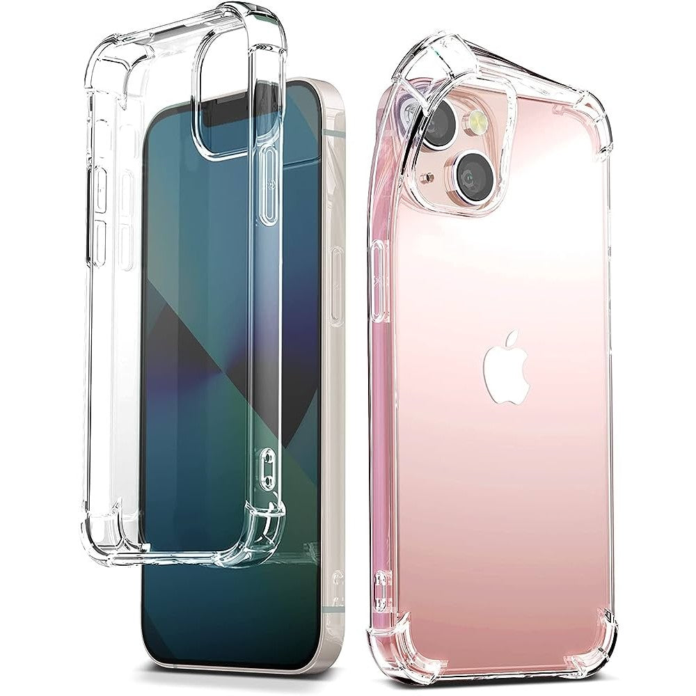 Husa de protectie Vivimall, TPU, pentru Apple iPhone 15 Plus , Antisoc, Protectie colturi, Rezistenta la impact, Transparenta - vivimall.ro