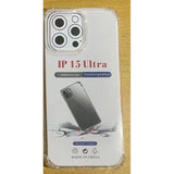 Husa de protectie Vivimall, TPU, pentru Apple iPhone 15 Pro Max, Antisoc, Protectie colturi, Rezistenta la impact, 1.5 mm, Transparenta - vivimall.ro