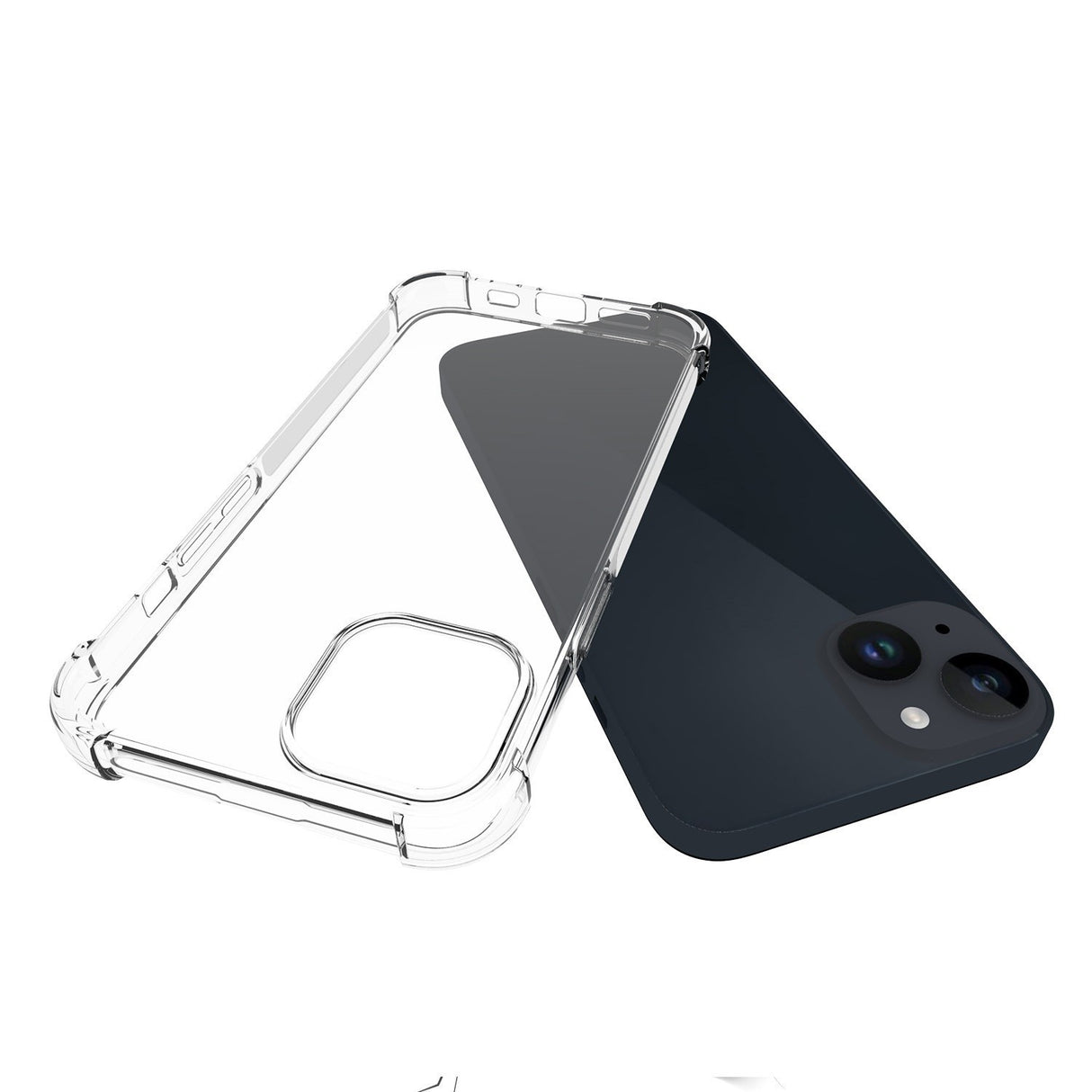 Husa de protectie Vivimall, TPU, pentru Apple iPhone 15 Pro Max, Antisoc, Protectie colturi, Rezistenta la impact, 1.5 mm, Transparenta - vivimall.ro