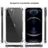 Husa de protectie Vivimall, TPU, pentru Apple iPhone 15 Pro Max, Antisoc, Protectie colturi, Rezistenta la impact, 1.5 mm, Transparenta - vivimall.ro