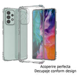 Husa de protectie Vivimall, TPU, pentru Samsung A53 5G, Antisoc, Protectie colturi, Rezistenta la impact, Transparenta - vivimall.ro