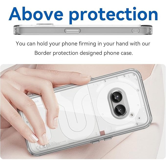 Husa de Protectie, Vivimall, Compatibil cu Nothing Phone 2A, Silicon TPU, Protectie camere, Transparent - vivimall.ro