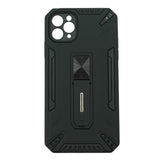 Husa de protectie Flippy compatibila cu Apple iPhone 11 Defender Model 4 cu suport, Negru - vivimall.ro