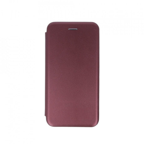 Husa de protectie Flippy compatibila cu Apple iPhone 11 Pro Max Magnet Book Case Bordo - vivimall.ro