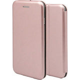 Husa de protectie Flippy compatibila cu Apple iPhone 11 Pro Max Magnet Book Case Roz-Auriu - vivimall.ro