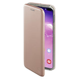 Husa de protectie Flippy compatibila cu Apple iPhone 12/12 Pro Magnet Book Case Roz-Auriu - vivimall.ro