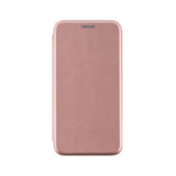Husa de protectie Flippy compatibila cu Apple iPhone 12/12 Pro Magnet Book Case Roz-Auriu - vivimall.ro