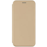 Husa de protectie Flippy compatibila cu Apple iPhone 12 Magnet Book Case Auriu - vivimall.ro