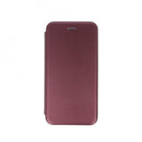 Husa de protectie Flippy compatibila cu Apple iPhone 12 Pro Max Magnet Book Case Bordo - vivimall.ro