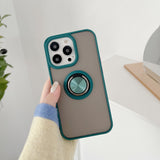 Husa de protectie Flippy compatibila cu Apple iPhone 13,Defender cu prindere inel,Verde - vivimall.ro